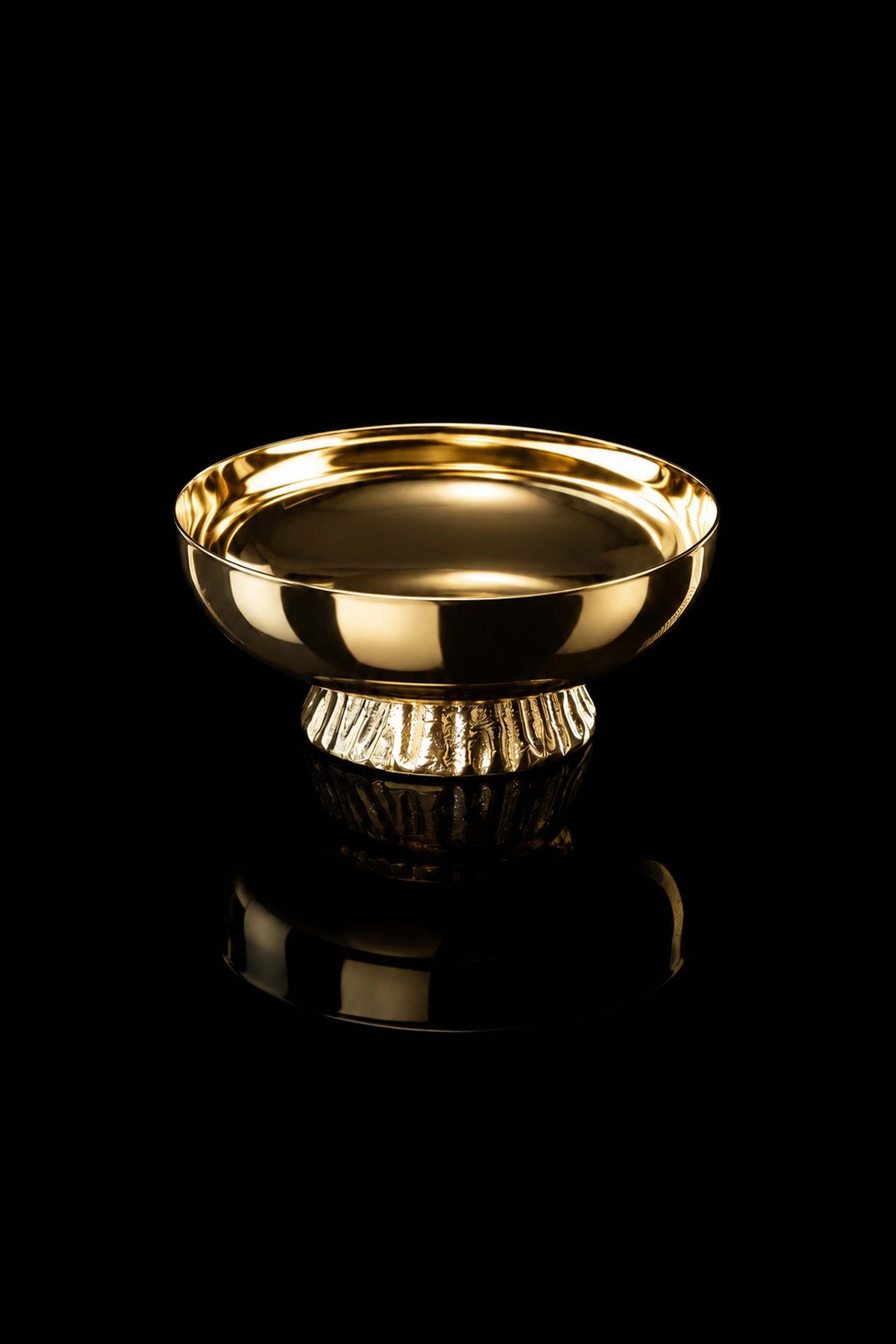 Pozłacana patena liturgiczna 12cm