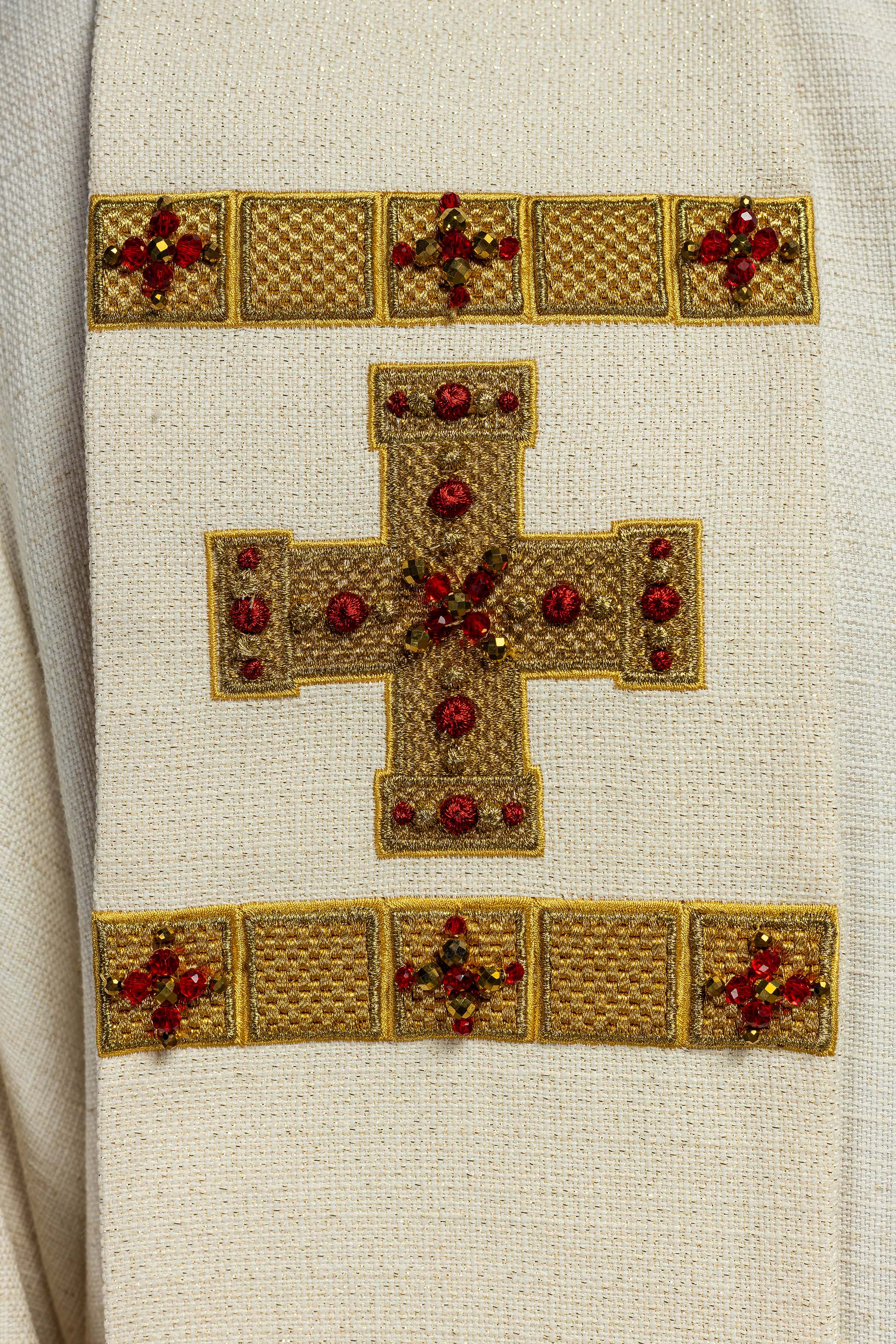 Estola feita à mão com pedras naturais Feito à mão 2011