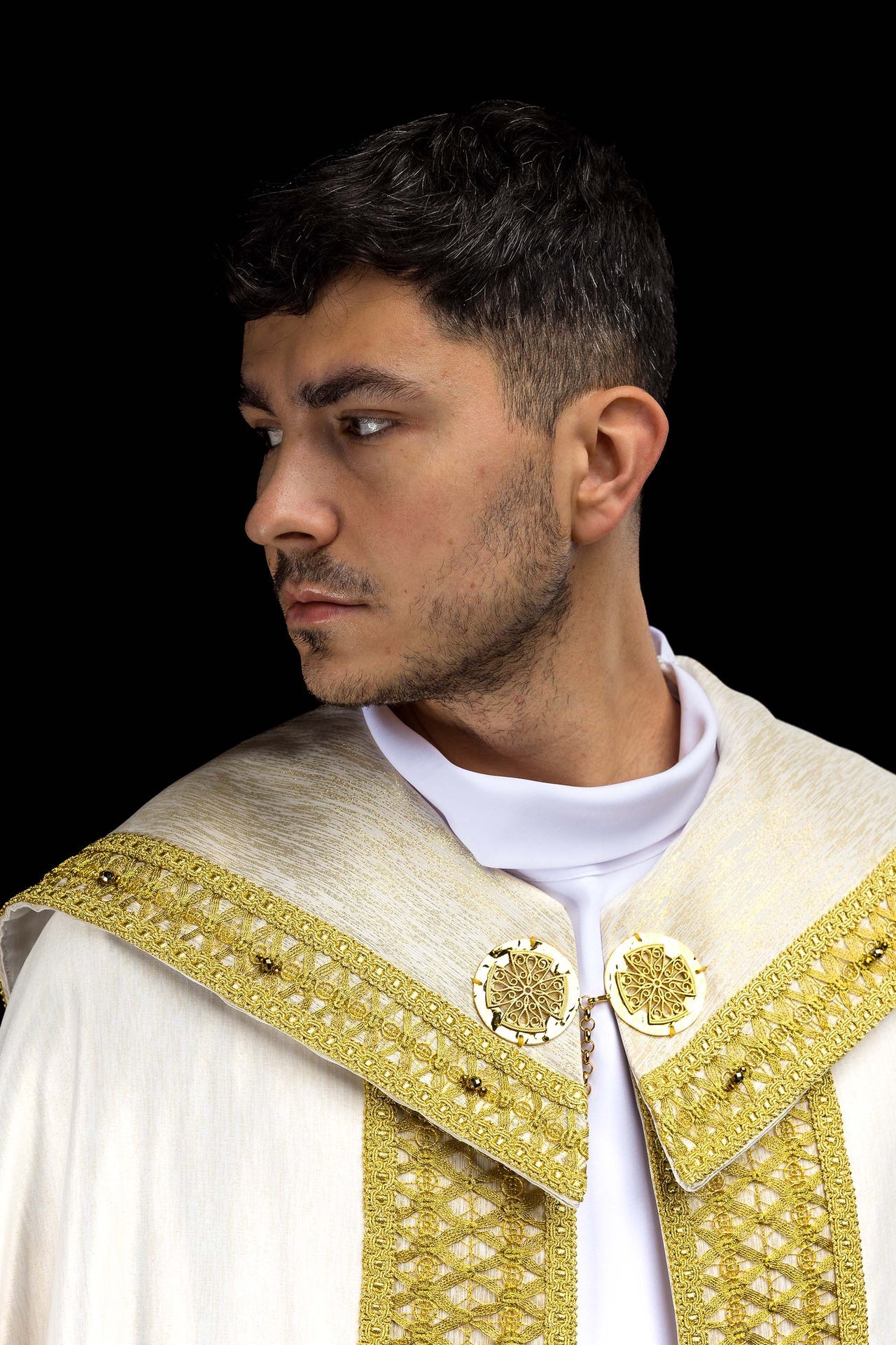 Capa pluvial hecha a mano con piedras naturales Handmade 3018