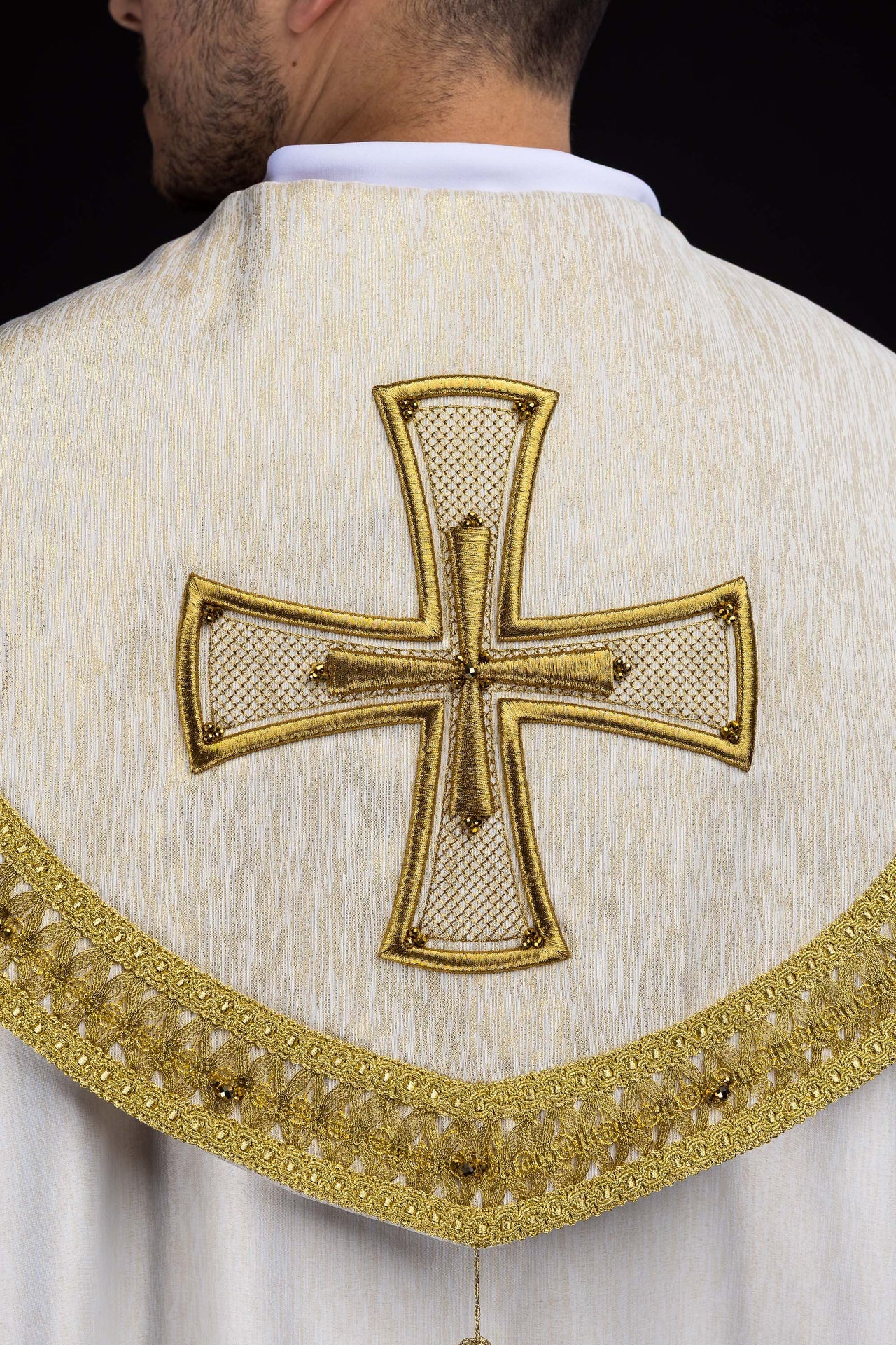 Capa pluvial hecha a mano con piedras naturales Handmade 3018