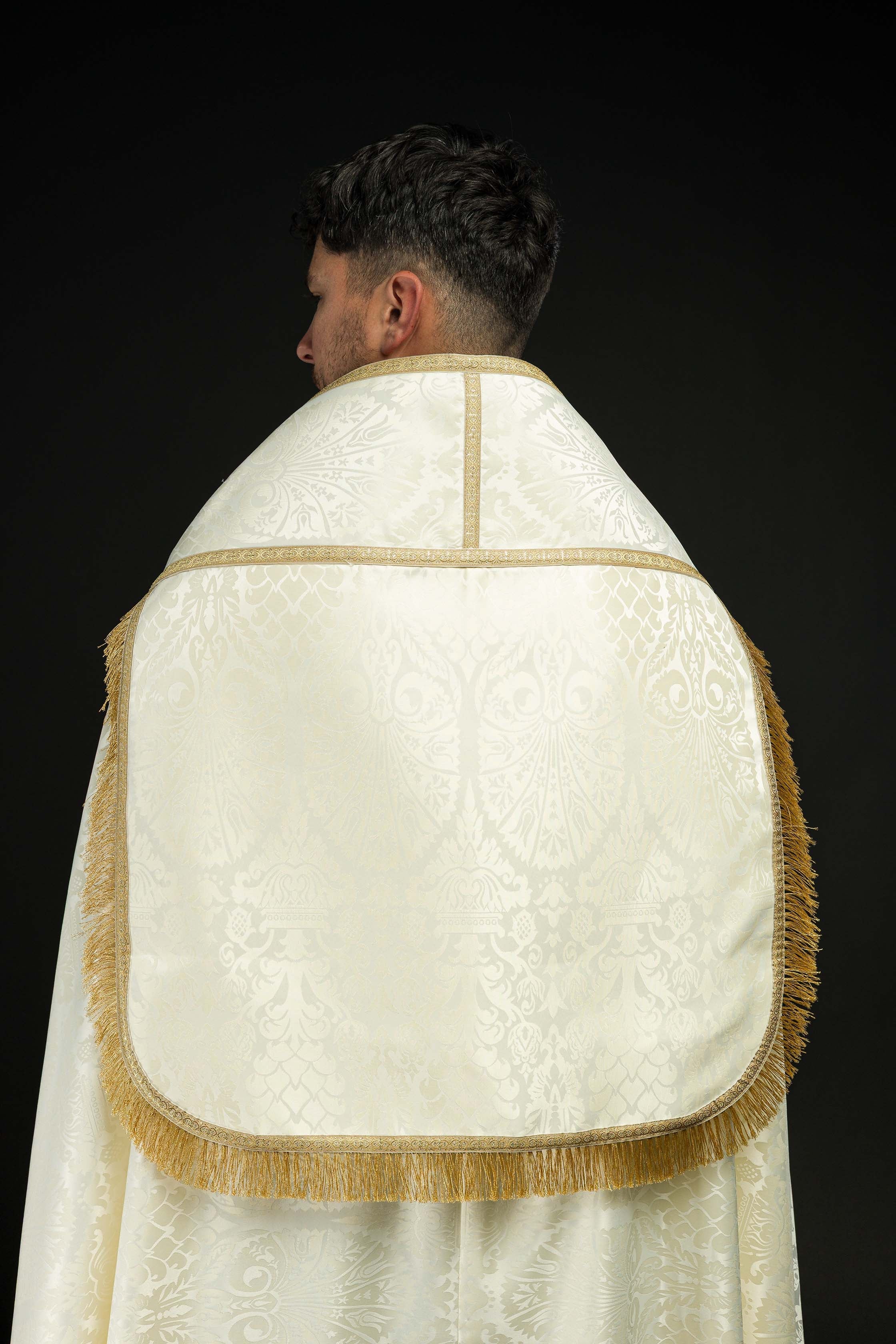 Capa romana jacquard cru suave