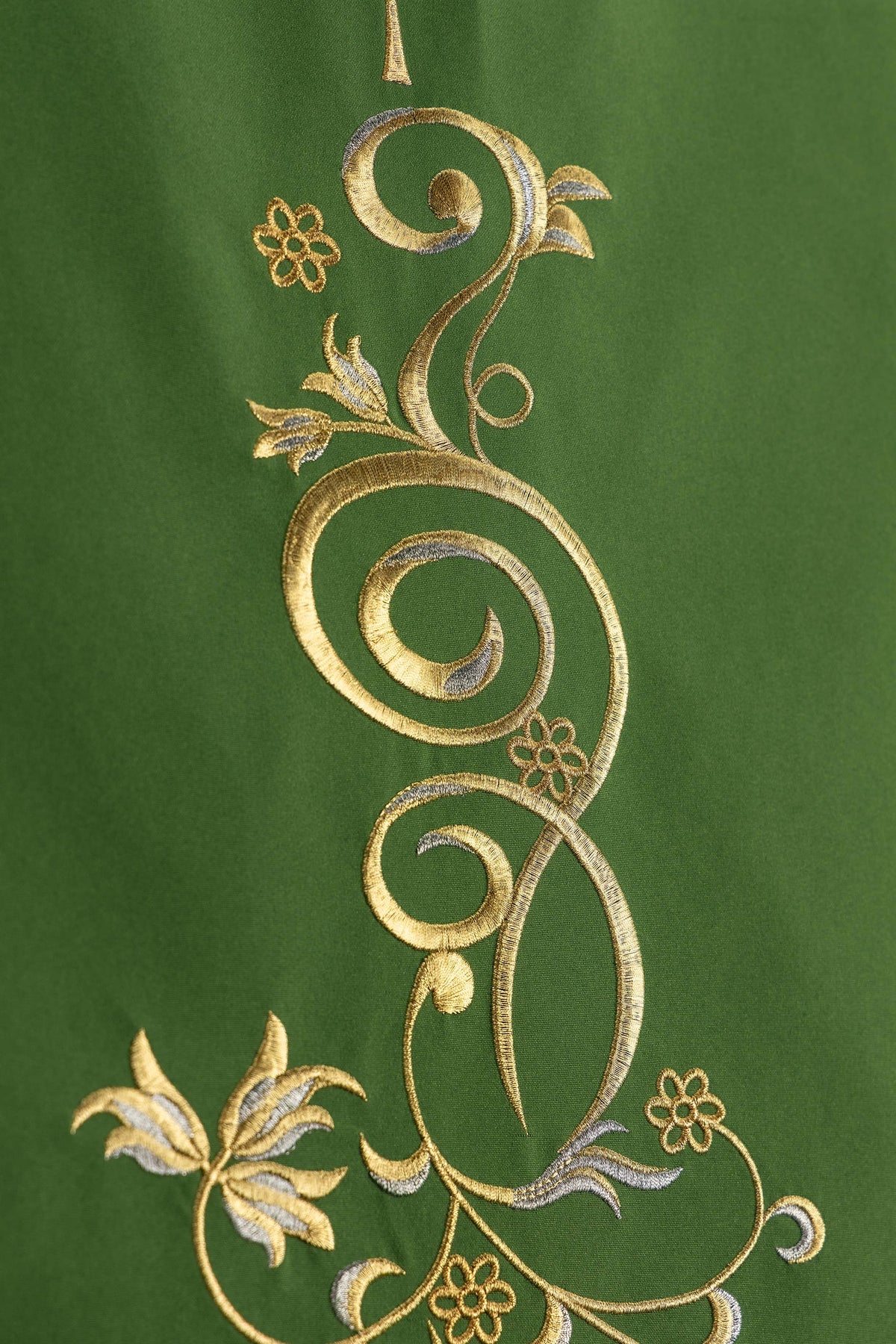 Capa de ambão verde com bordado IHS - verde