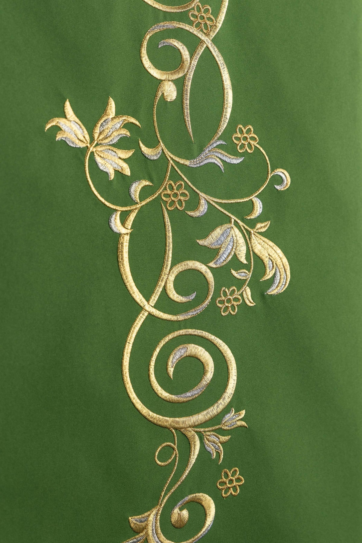 Capa de ambão verde com bordado IHS - verde