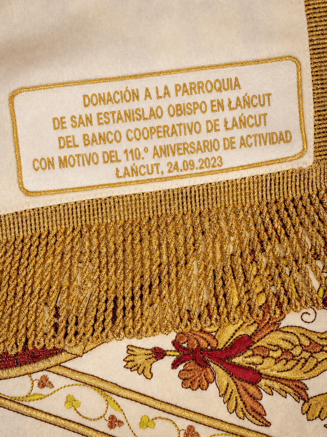 Etiqueta con dedicación METKA Z DEDYKACJA - CASULLAS.ES
