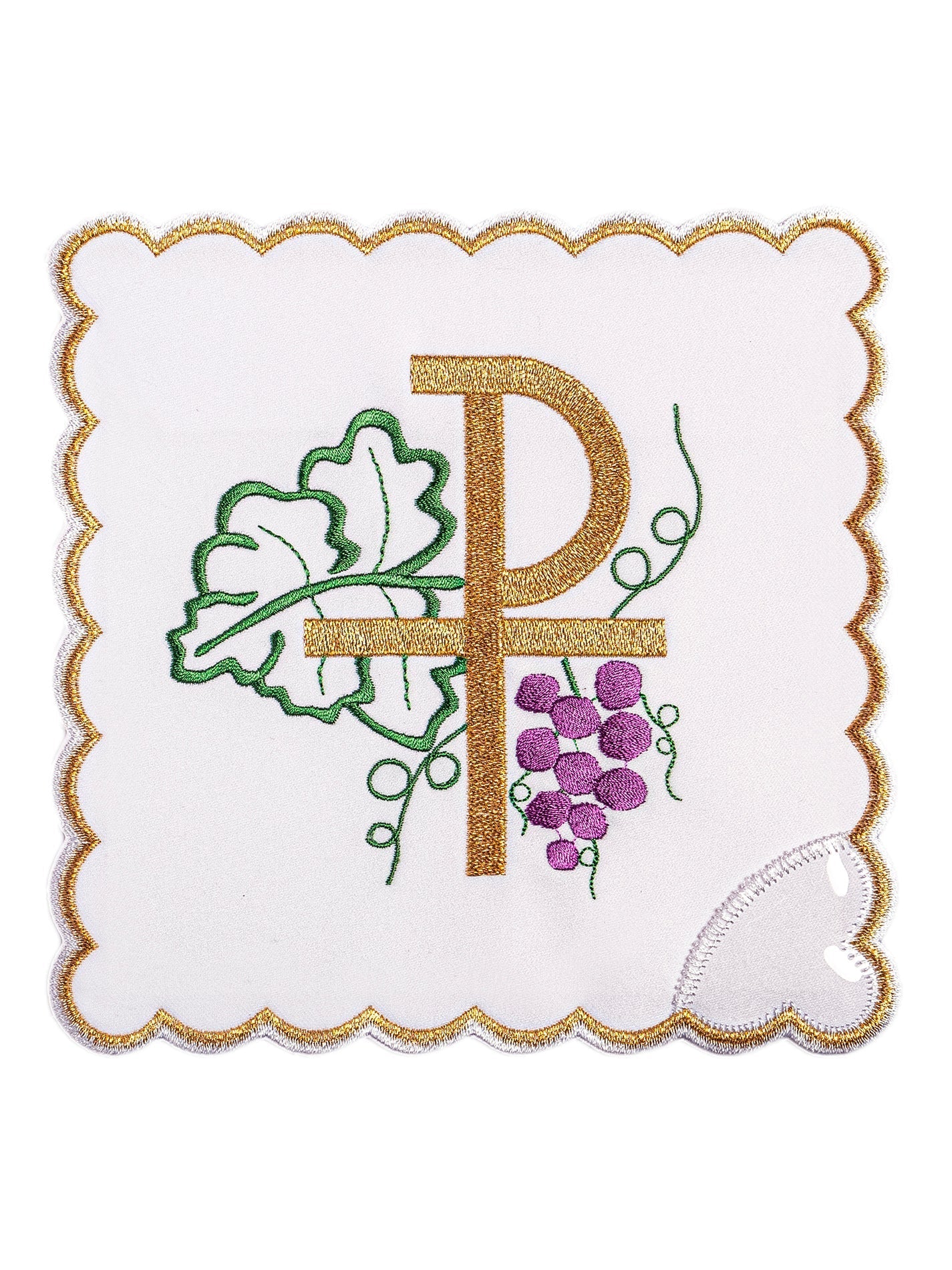 Juego de altar con bordado PAX y Uvas KK/002 - CASULLAS.ES