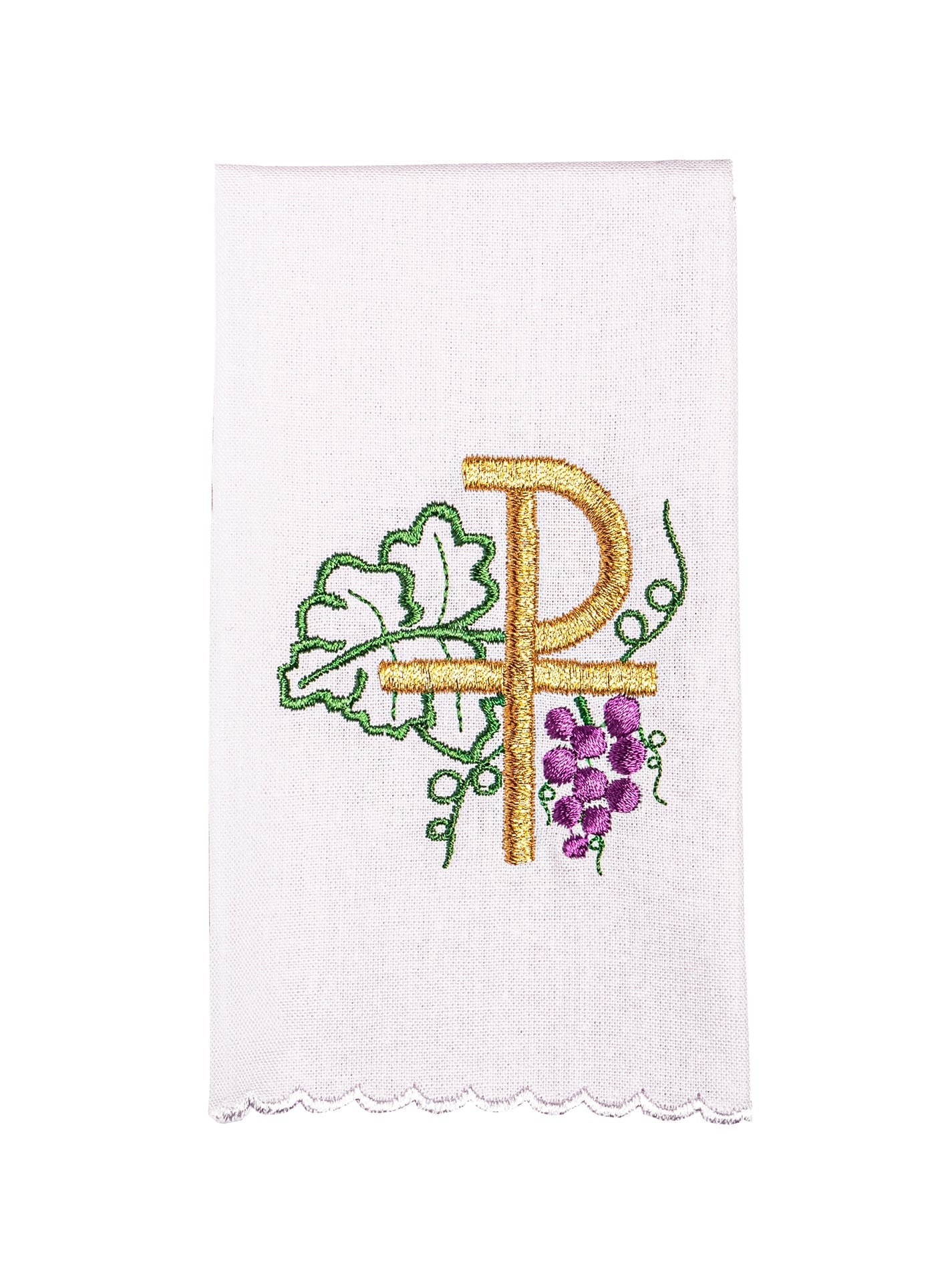Juego de altar con bordado PAX y Uvas KK/002 - CASULLAS.ES