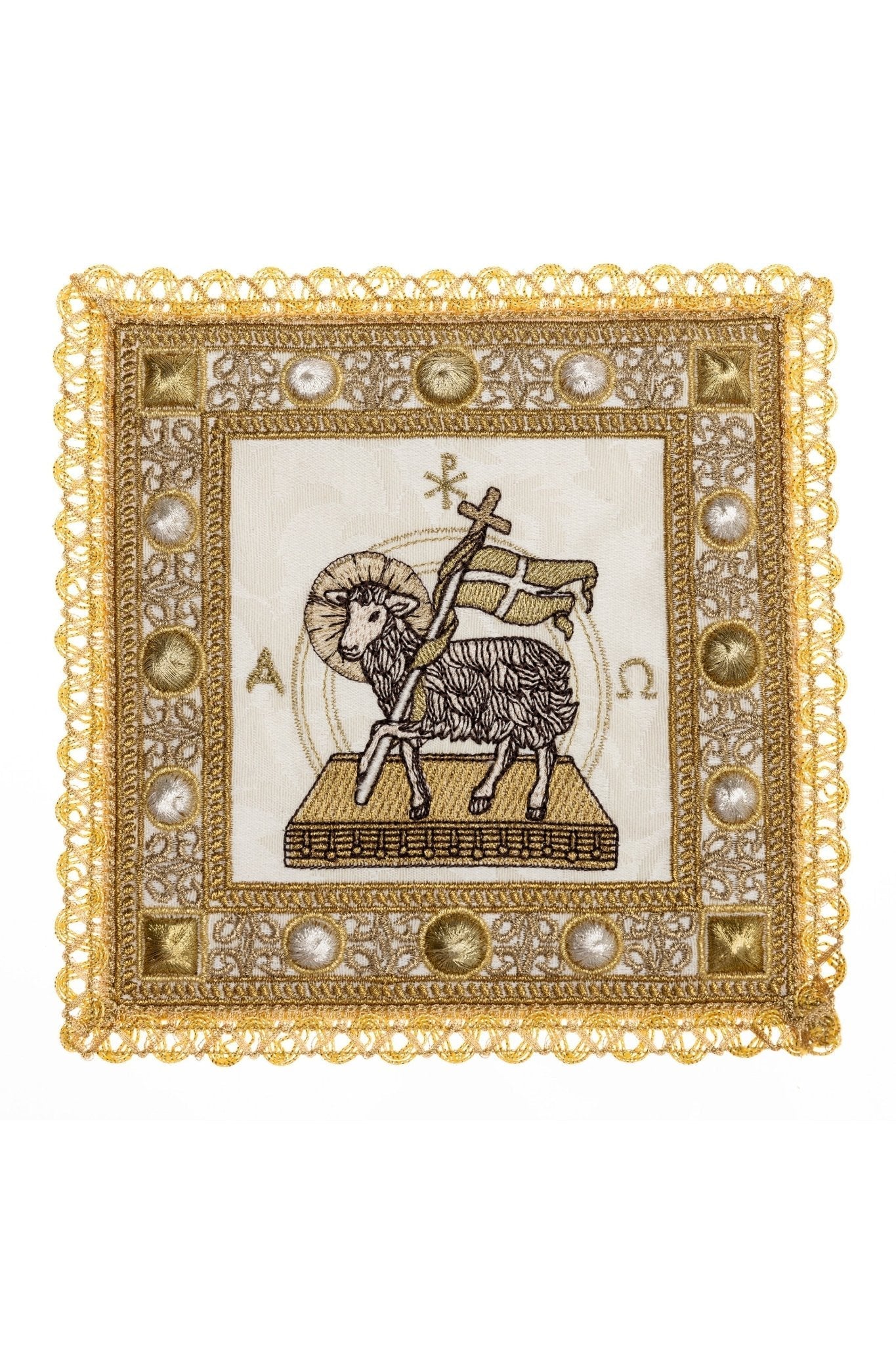 Juego de altar para Pascua con el Cordero S - 5172 - CASULLAS.ES