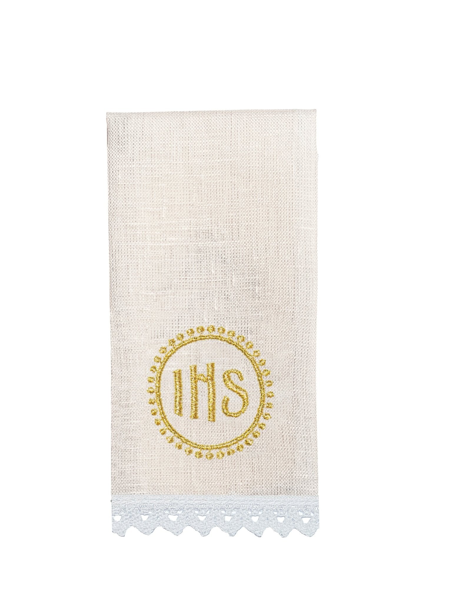 Juego de altar ricamente bordado con motivo IHS HA/5003 - CASULLAS.ES
