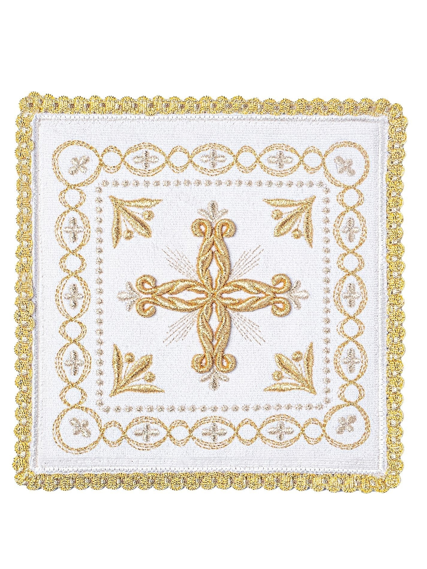 Juego de altar terciopelo bordado rojo KK/5006/C2 - CASULLAS.ES