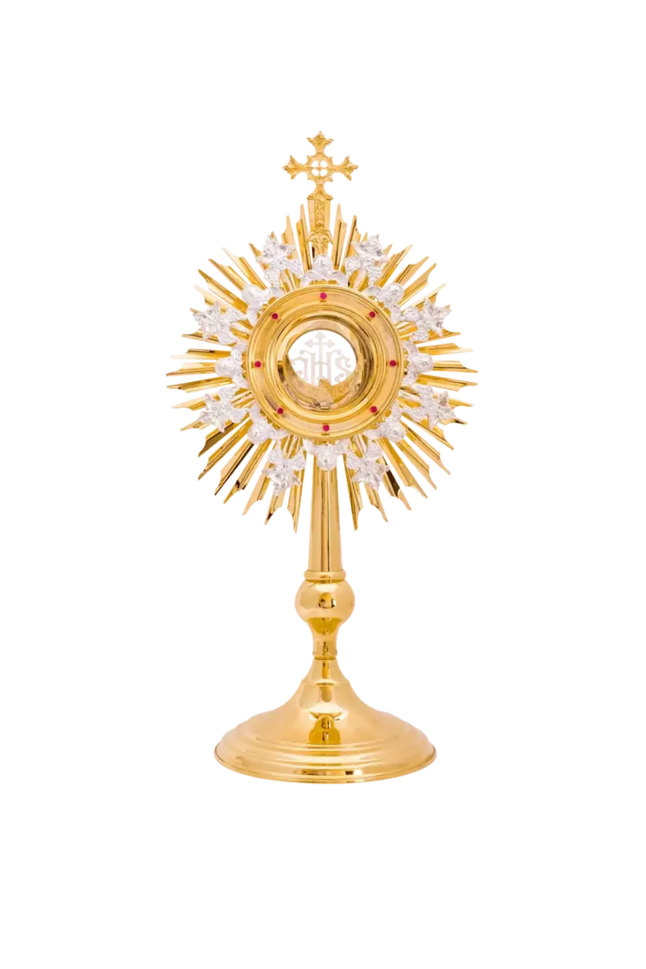 Custodia de latón dorado