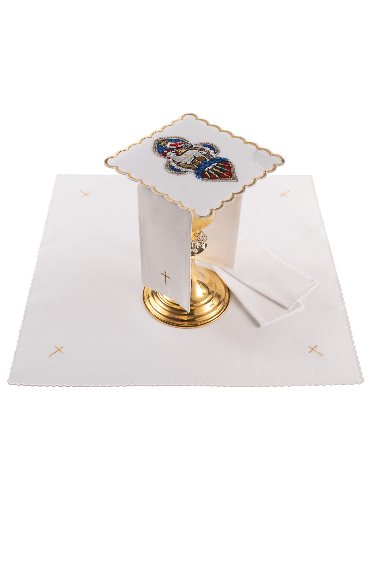 Servicio de altar bordado para Pascua con el Cordero KDT/5060/04 - CASULLAS.ES