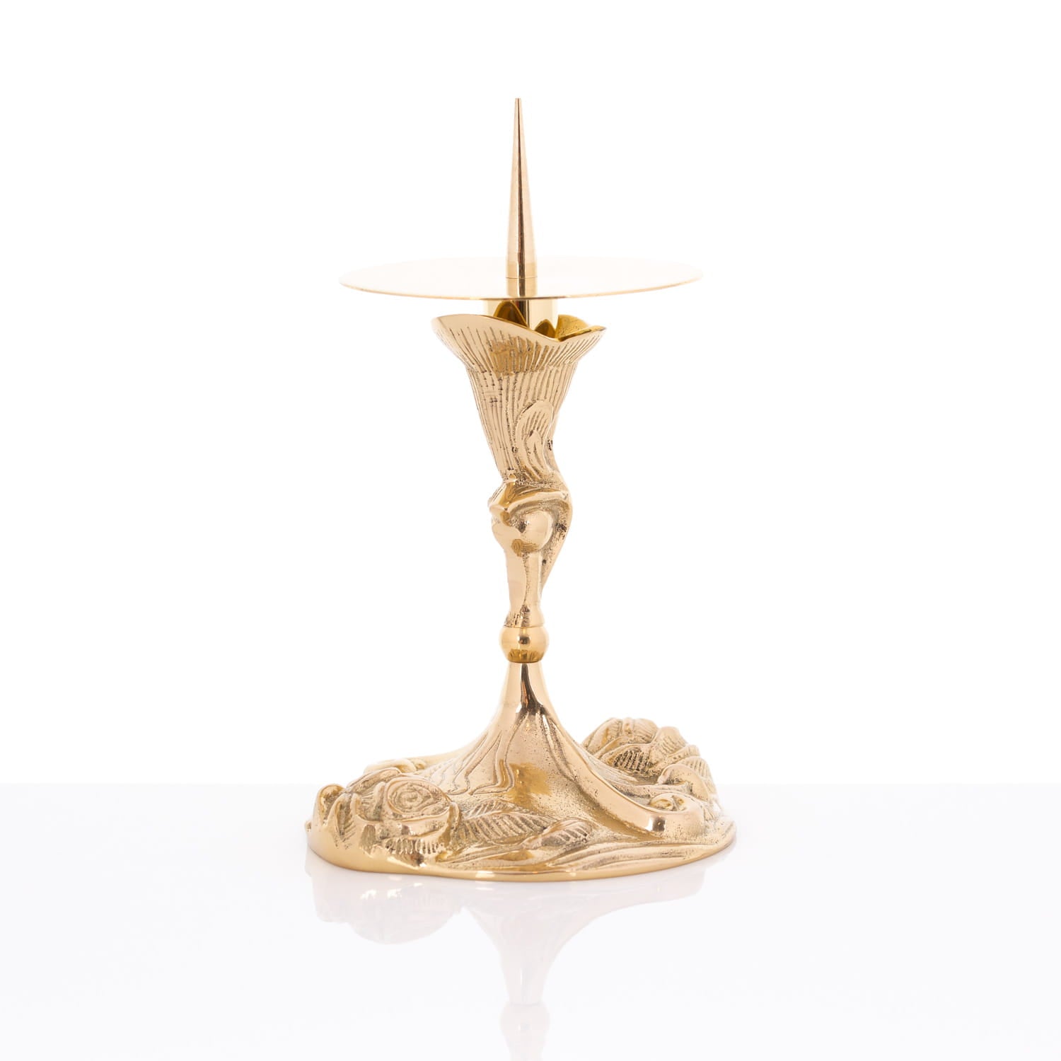 Castiçal em latão – 14 cm