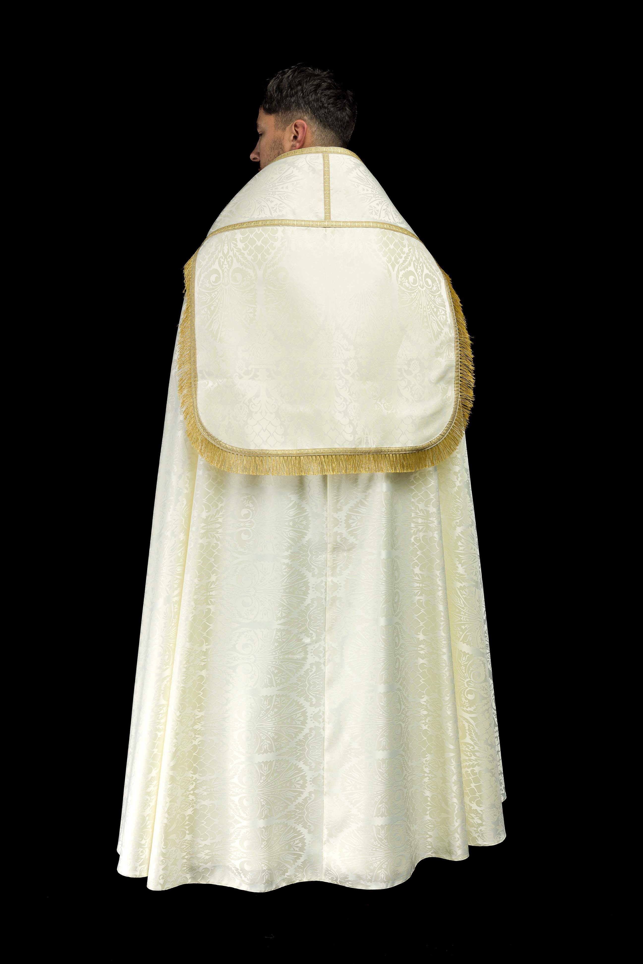 Capa romana jacquard cru suave