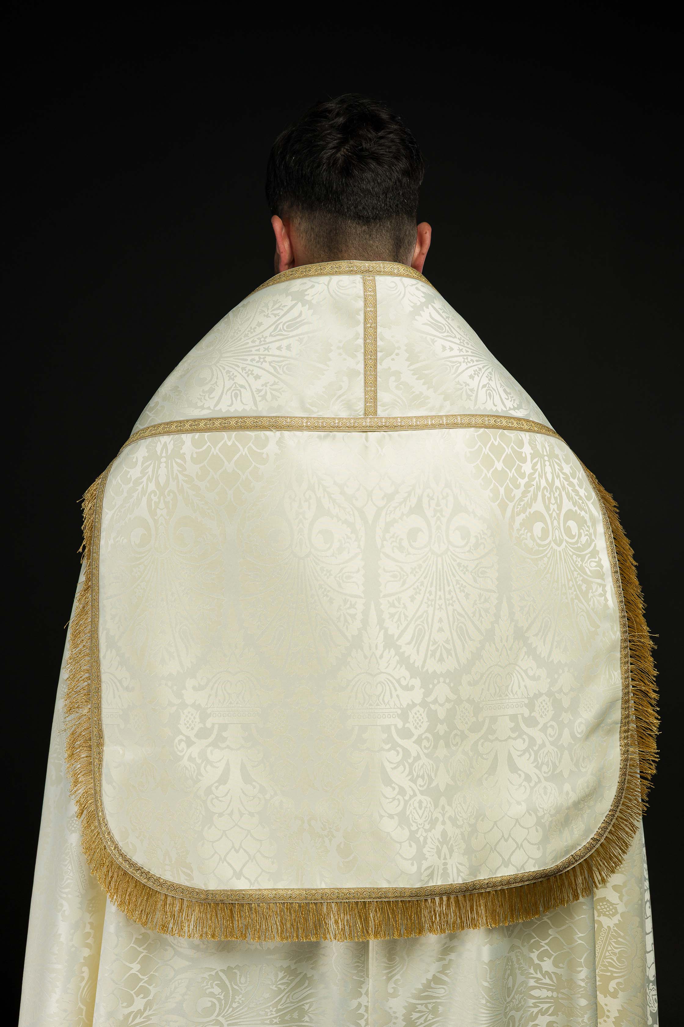Capa romana jacquard cru suave
