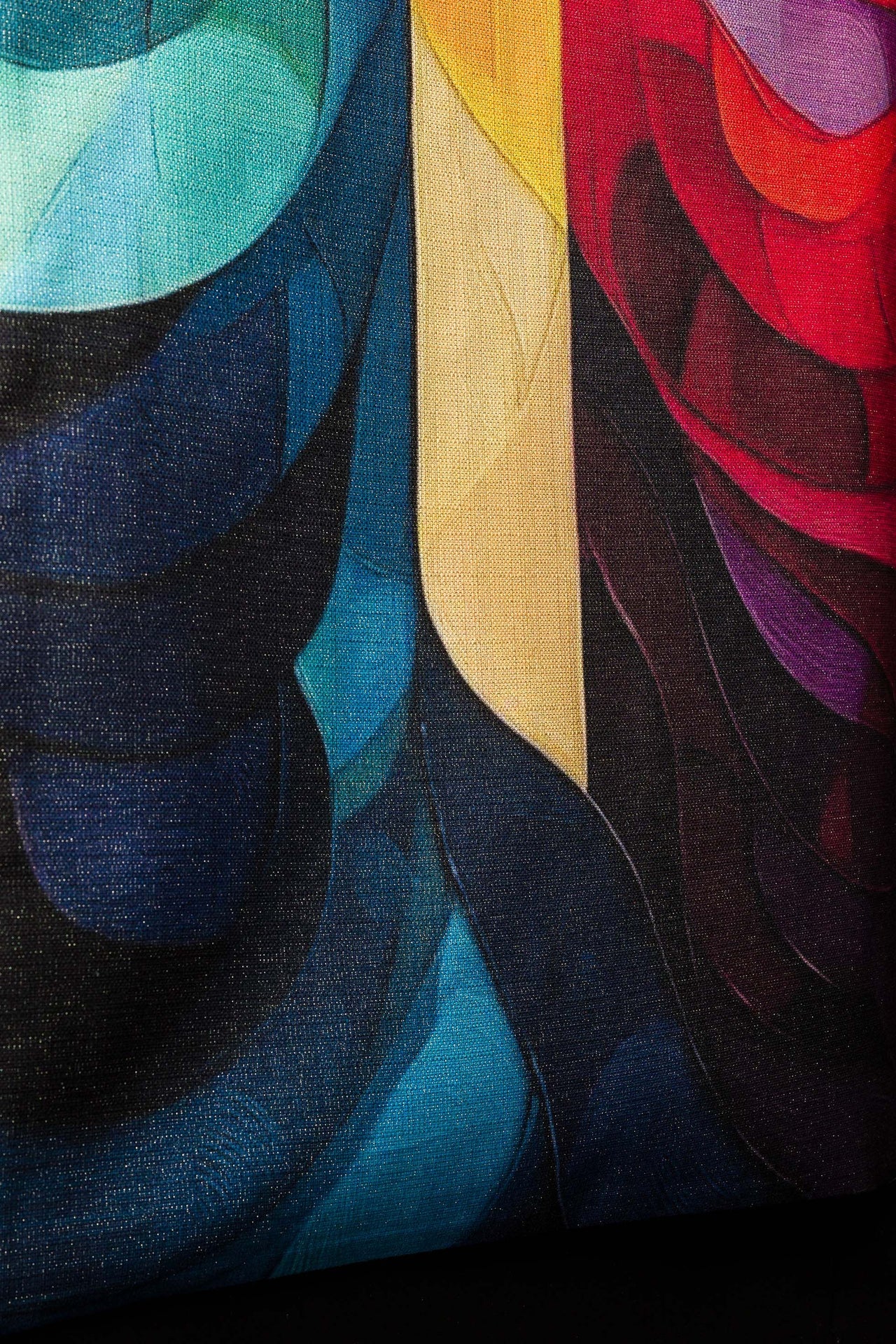 Paño impreso para el ambón multicolor con motivo de cruz