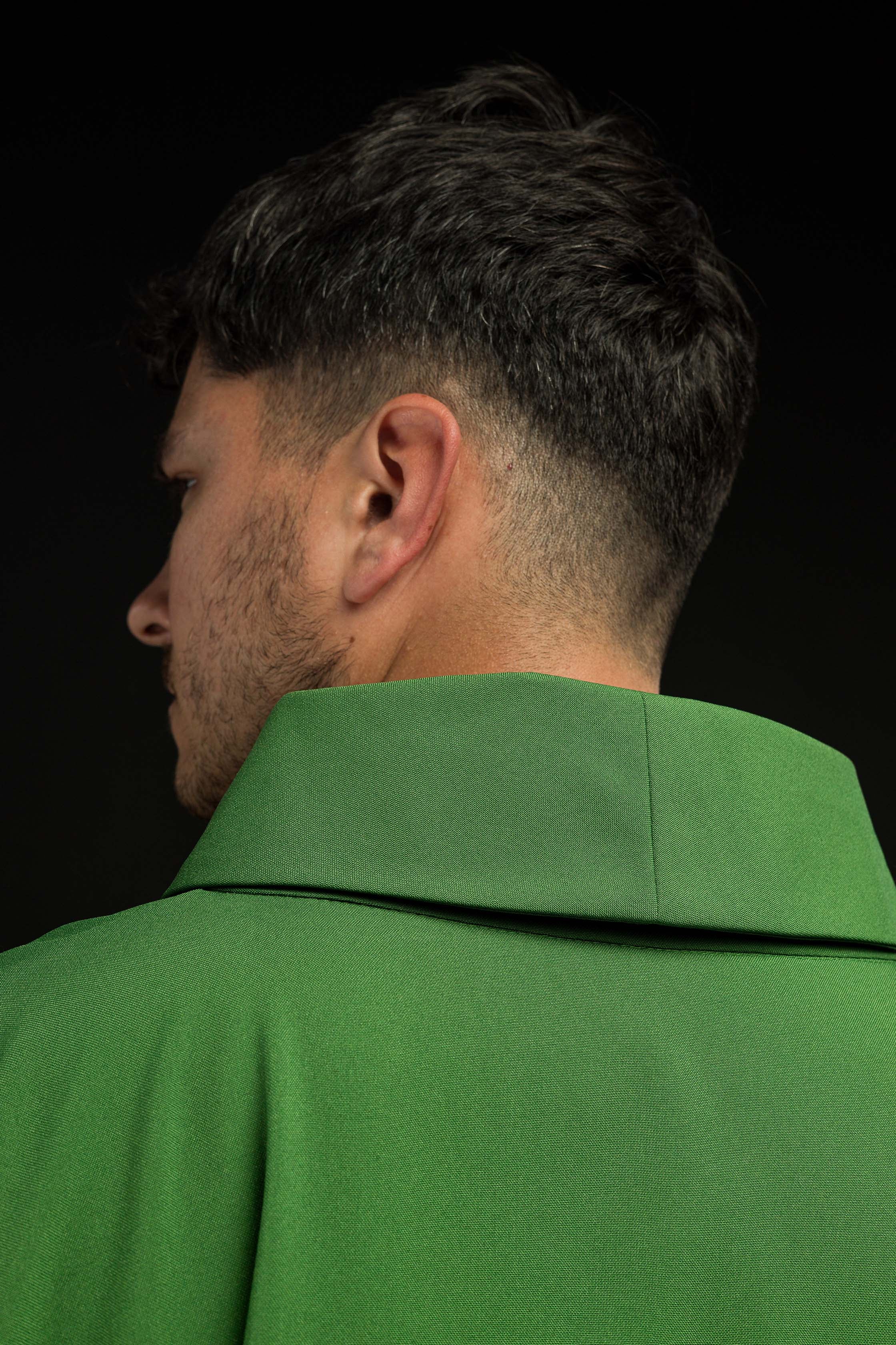 Casula verde com bordado IHS convexo