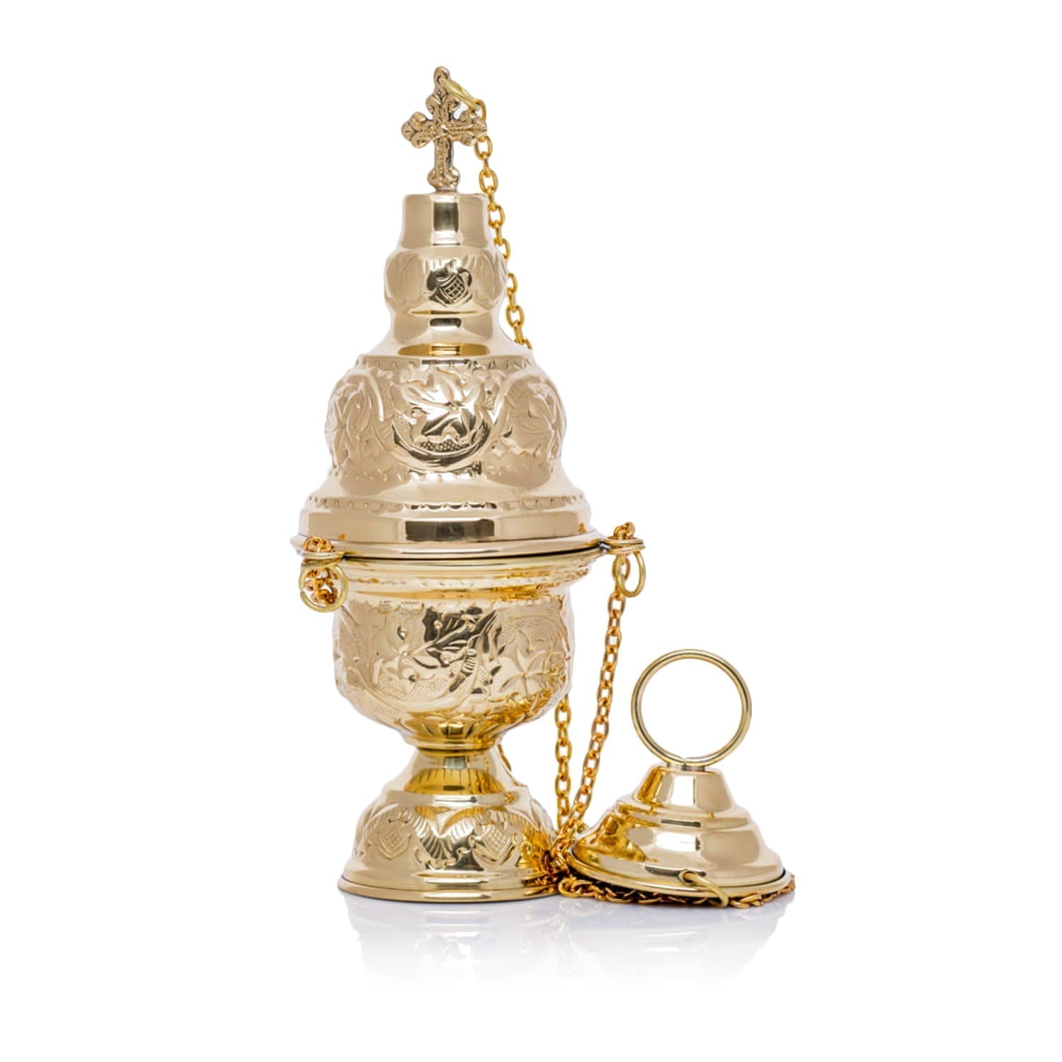 Incensario - latón - 24 cm M22244 - CASULLAS.ES