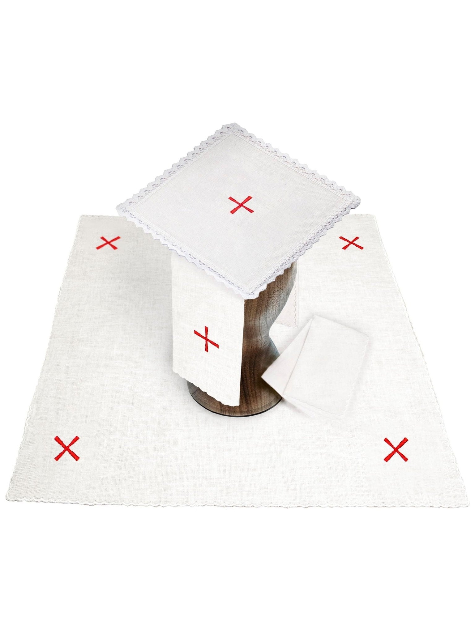 Juego de altar lino bordado KKL/136 - CASULLAS.ES