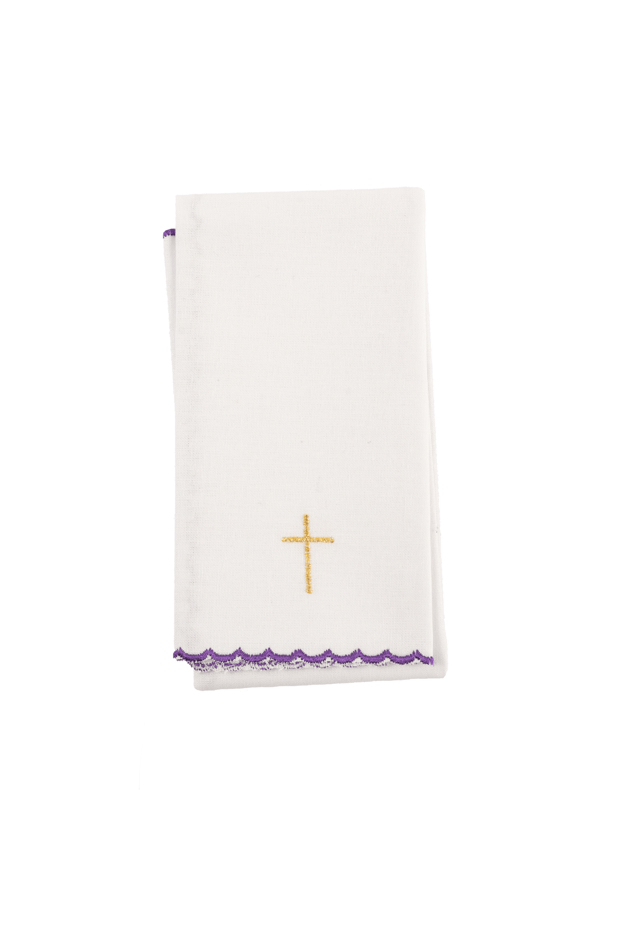 Servicio de altar bordado con motivo IHS morado KDT/5027/03 FIOLET - CASULLAS.ES